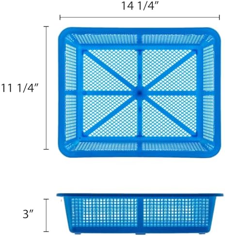 High-Quality Square Colander Basket 14-14x11-14 x3