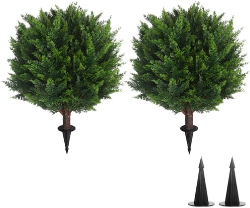 22 Cedar Topiary Balls 2-Pack UV-Rated