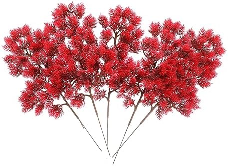 Festive Pine Leaves Christmas Decor 5-Piece Set