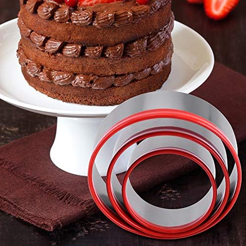 FASAKA 3-Piece Round Cookie Cutters Set 2 25 3 Heavy Duty