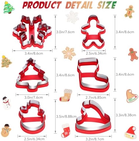 Christmas Magic 6-Piece Cookie Cutter Set