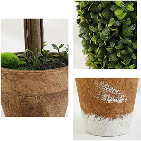 Fake Plants Mini Artificial Topiary Plant in Ceramic Pot