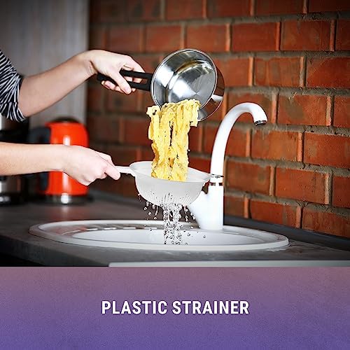 Ybm Home 975 Plastic Strainer Colander with Long Handle