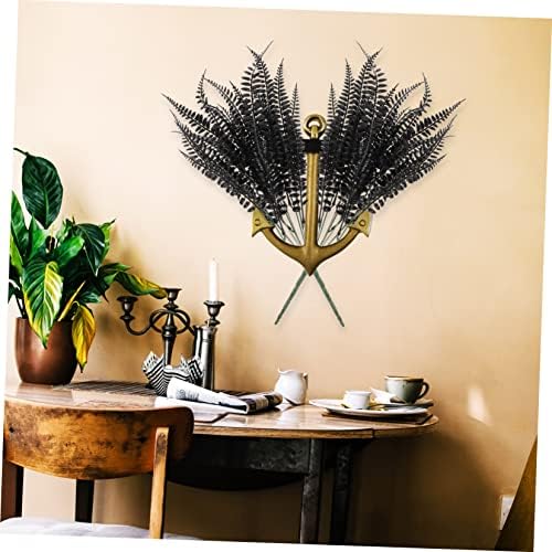 4-Pack Black Fern Artificial Plants