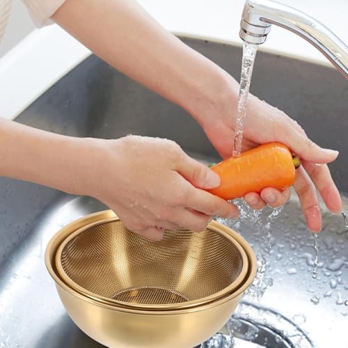 Luxshiny 2-Piece Sink Colander Set