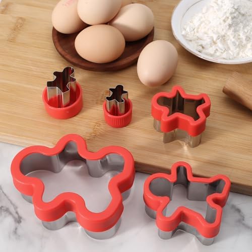 5 Piece Gingerbread Man Cookie Cutters