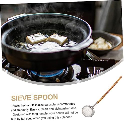 PAMINGONO Long Handle Colander Kitchen Tool