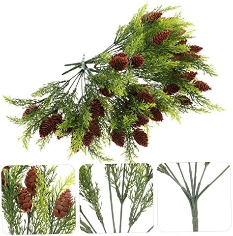 5-Piece imitation plants fake greenery pine branches Christmas tree garland dining room