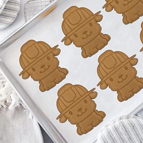 Firefighter-Themed Cookie Cutters Set