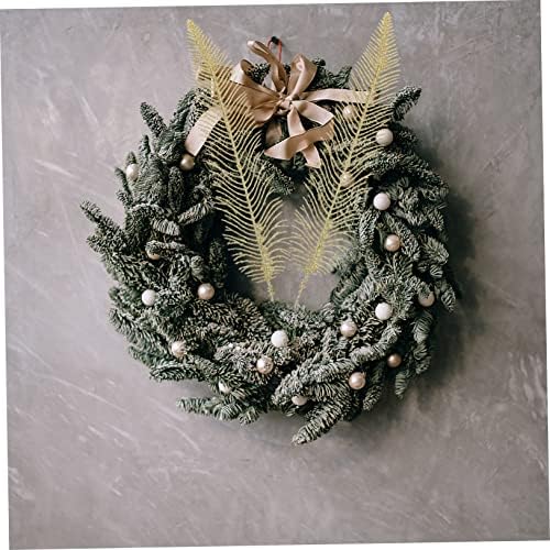 12-Piece Golden Christmas Leaf Garland