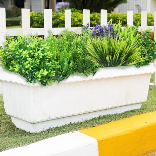 CEENNA 64 x8 Falloc 138in faux bush grass UV Resistant