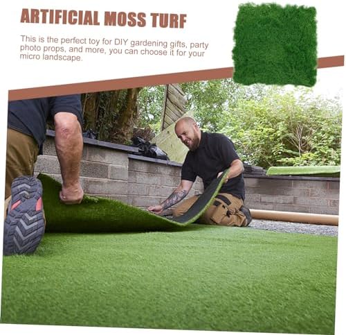 Natural-Looking Fake Moss Mat