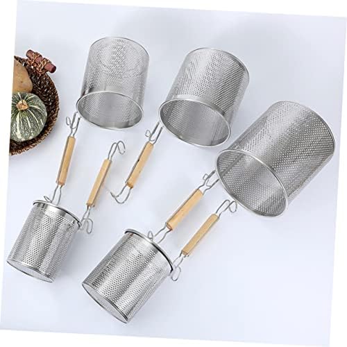 Stainless Steel Noodle Strainer Basket with Handle 12CM Mesh
