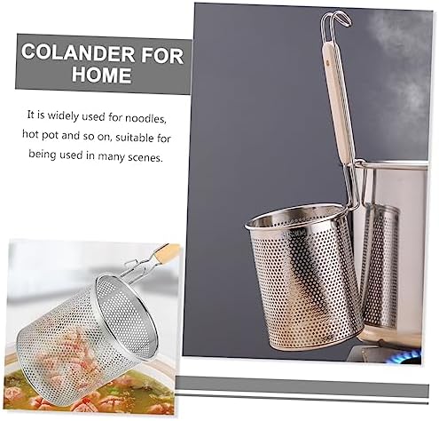 Stainless Steel Noodle Strainer Basket - Easy Cooking Solution