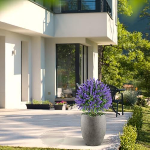 Vitalismo Artificial Topiary 2-Pack 216-inch Tall Faux Lavender