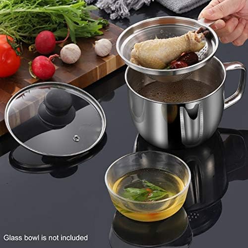 Stainless Steel Fat Separator for Kitchen Use