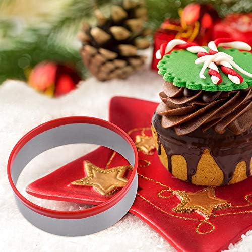 FASAKA 3-Piece Round Cookie Cutters Set 2 25 3 Heavy Duty