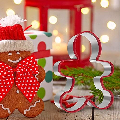 FASAKA 3-Piece Gingerbread Man Cookie Cutters Set