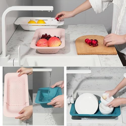 Adjustable Expandable Collapsible Kitchen Colander