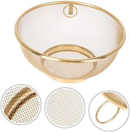 Stainless Steel Colander Basket - Hole-in-One Design