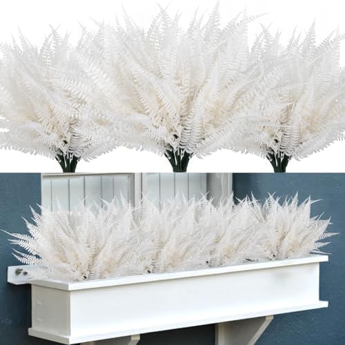 Get 12 Realistic Plastic Artificial Boston Ferns