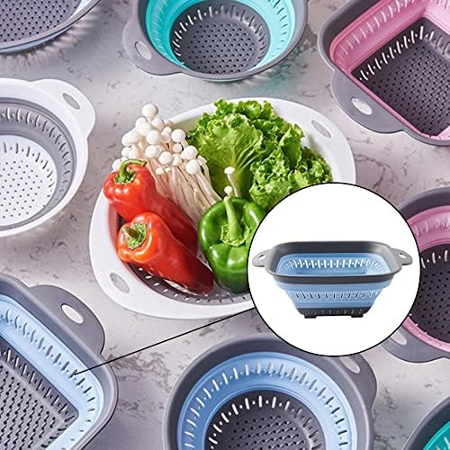 Collapsible Colander Folding Food Strainer for Kitchen Use