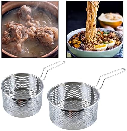 HIHELO Brass Food Strainer Frying Basket