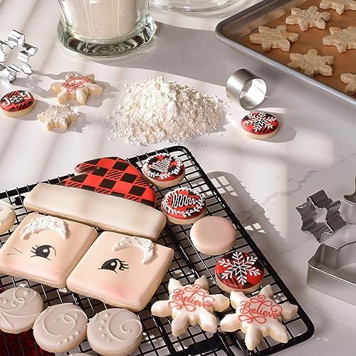 R M International Santa Cookie Cutter Set Gray