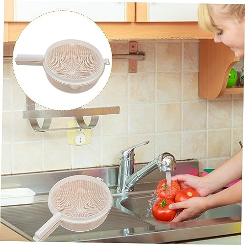 Quick-Strain Kitchen Colander with Drain for Vegetables Fruits