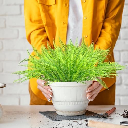 Artificial Outdoor Plants Fake Boston Fern Stems