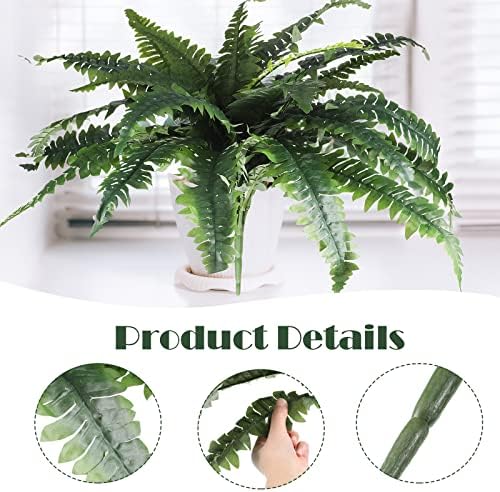 Faux Fern Decorative Plant Set for Home Decor