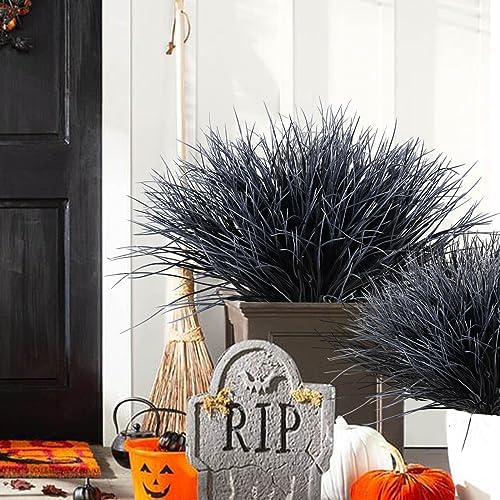 RECUTMS Halloween Fake Grass Plants