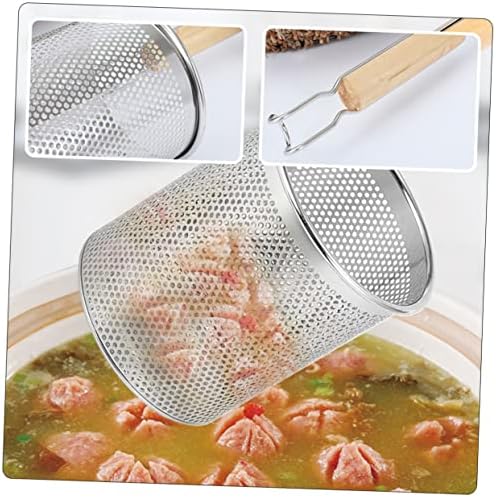 STOBAZA Stainless Steel Colander Basket for Noodle and Vegetable Straining