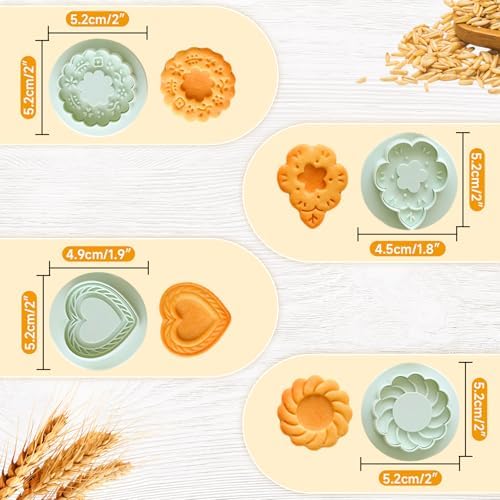 Sinsanye Premium Jam Cookie Cutters Set of 4