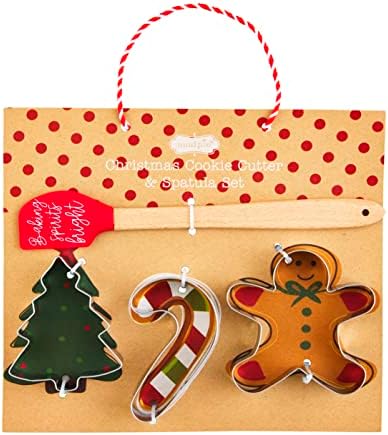 Mud Pie Christmas Cookie Cutter Set Easy Baking Treasures for the Holidays