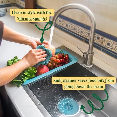 KV Kitchen Tools Complete BPA-Free Expandable Colander Set