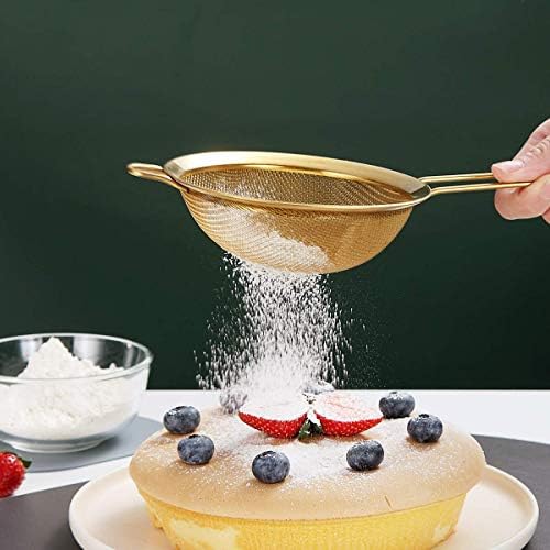 Kyraton Gold Fine Mesh Strainer Set - 3 Pieces