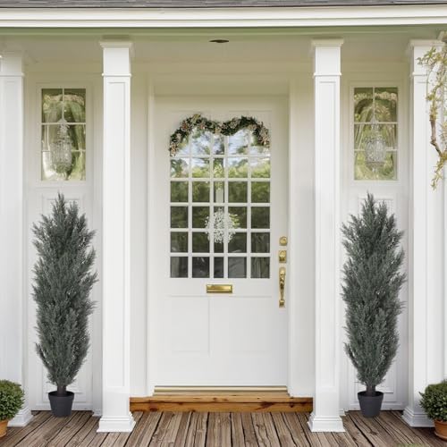Bloom Times 5ft UV-Resistant Cedar Topiaries