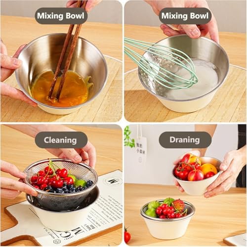 304 stainless steel colander mini strain your way to perfection