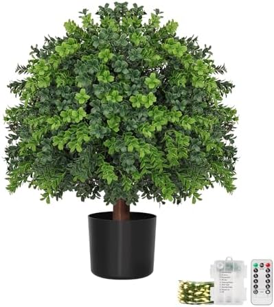 235in Realistic Artificial Topiary Balls Indoors Outdoors from JOZHENJU