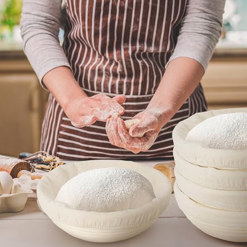 Nisorpa 4-Pack Sourdough Bread Proofing Baskets