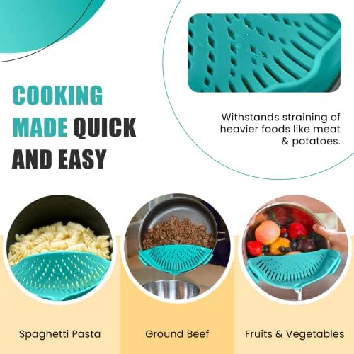 Delish Clip-On Strainer Set