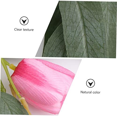 Pink Artificial Eucalyptus Leaf Rattan Wall Hanging Decor