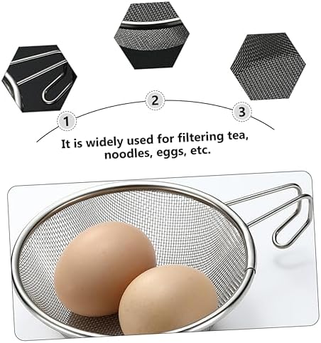 1pc Stainless Steel Colander Egg Separator Perfect for Home Use