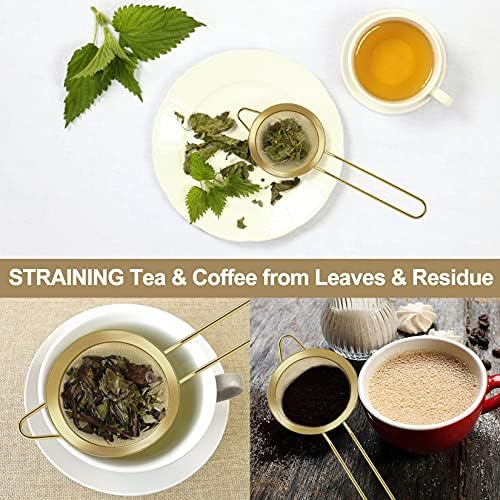 Stainless Steel Conical Strainer Set for Tea Coffee Cocktail Making