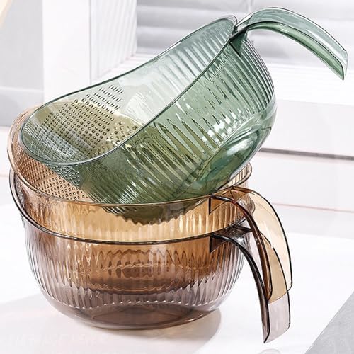 Leyile Functional Rice Washing Colander Efficient Drain Basket