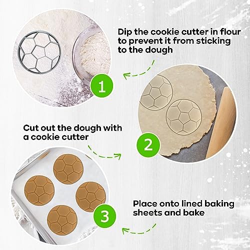 MooseGoods Soccer Cookie Cutters