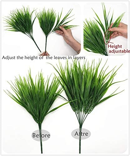 CATTREE Artificial Wheat Grass Bushes 4PCS