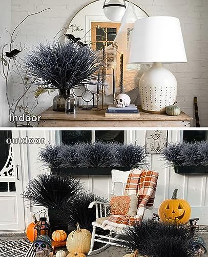 RECUTMS Halloween Fake Grass Plants