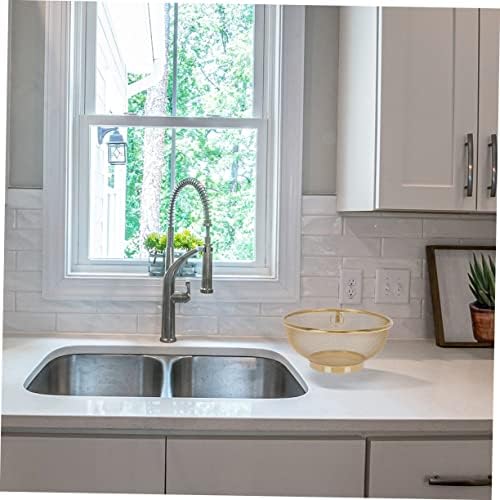 Stainless Steel Colander Basket - Hole-in-One Design